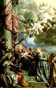 Paolo  Veronese the mystic marriage of st. Spain oil painting artist